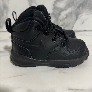 Nike Toddler Black Hiking Boots | Size 6 | Lace-Up Trail Shoes
